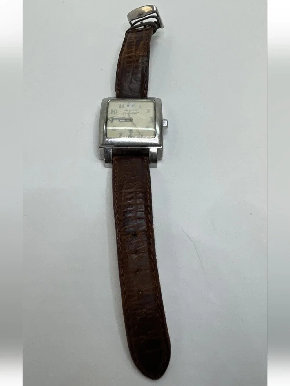 Silpada Retired Ladies Brown Leather Watch T1162